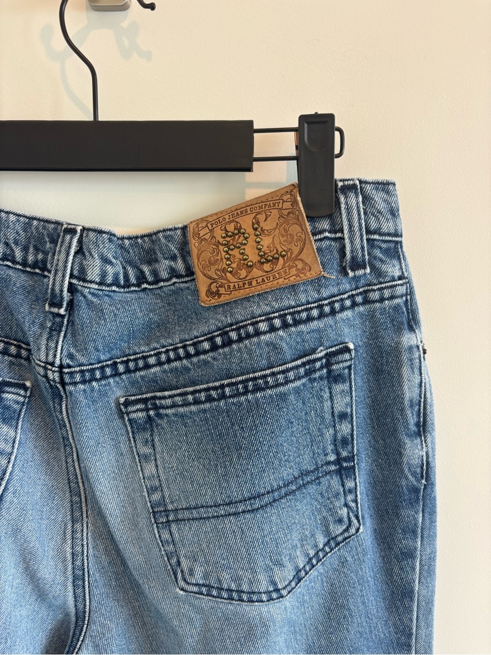 Ralph Lauren Vintage Y2K Light Blue Back Slit Jeans